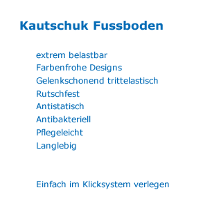 Gummiboden Kautschukboden